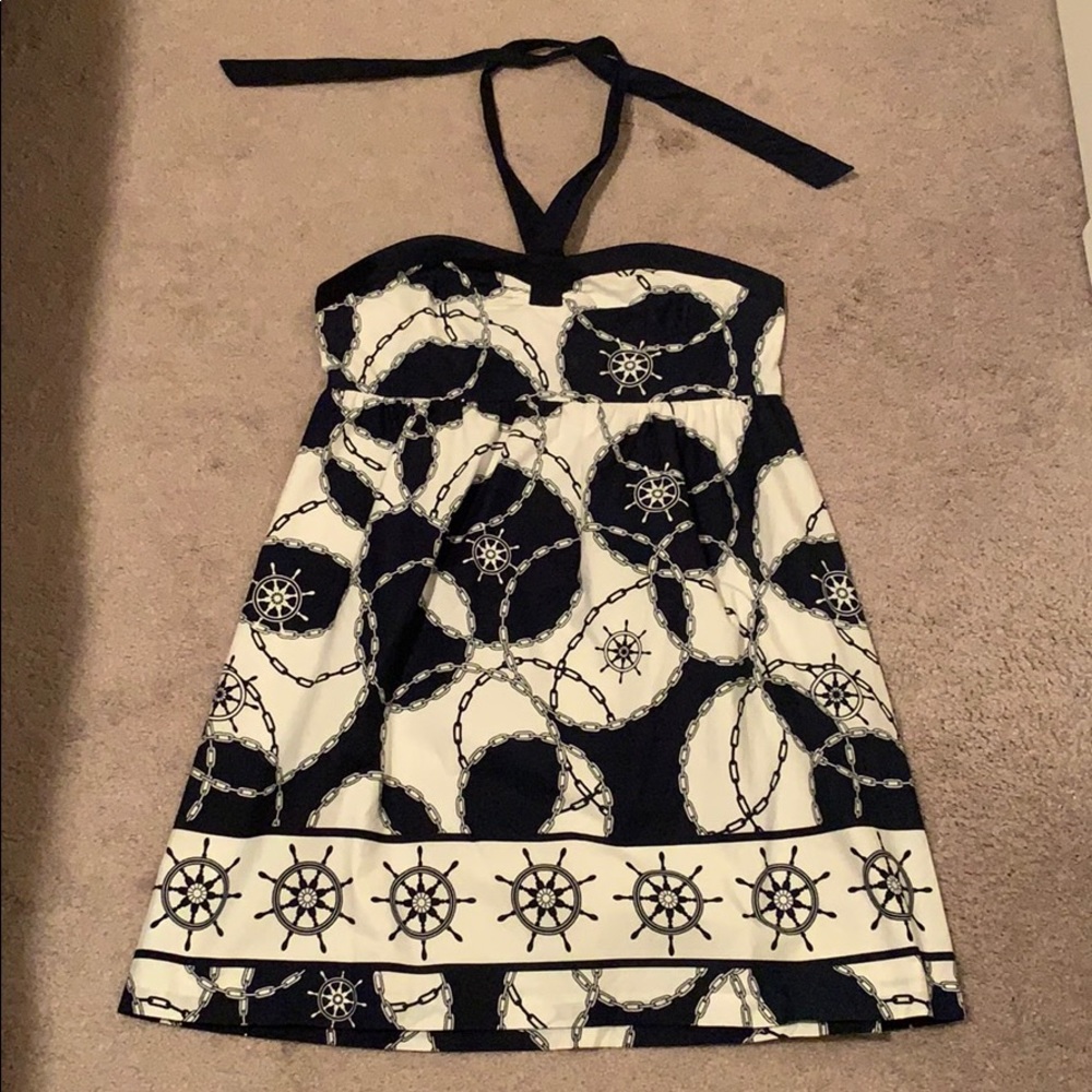Vineyard Vines Nautical Strapless Dress